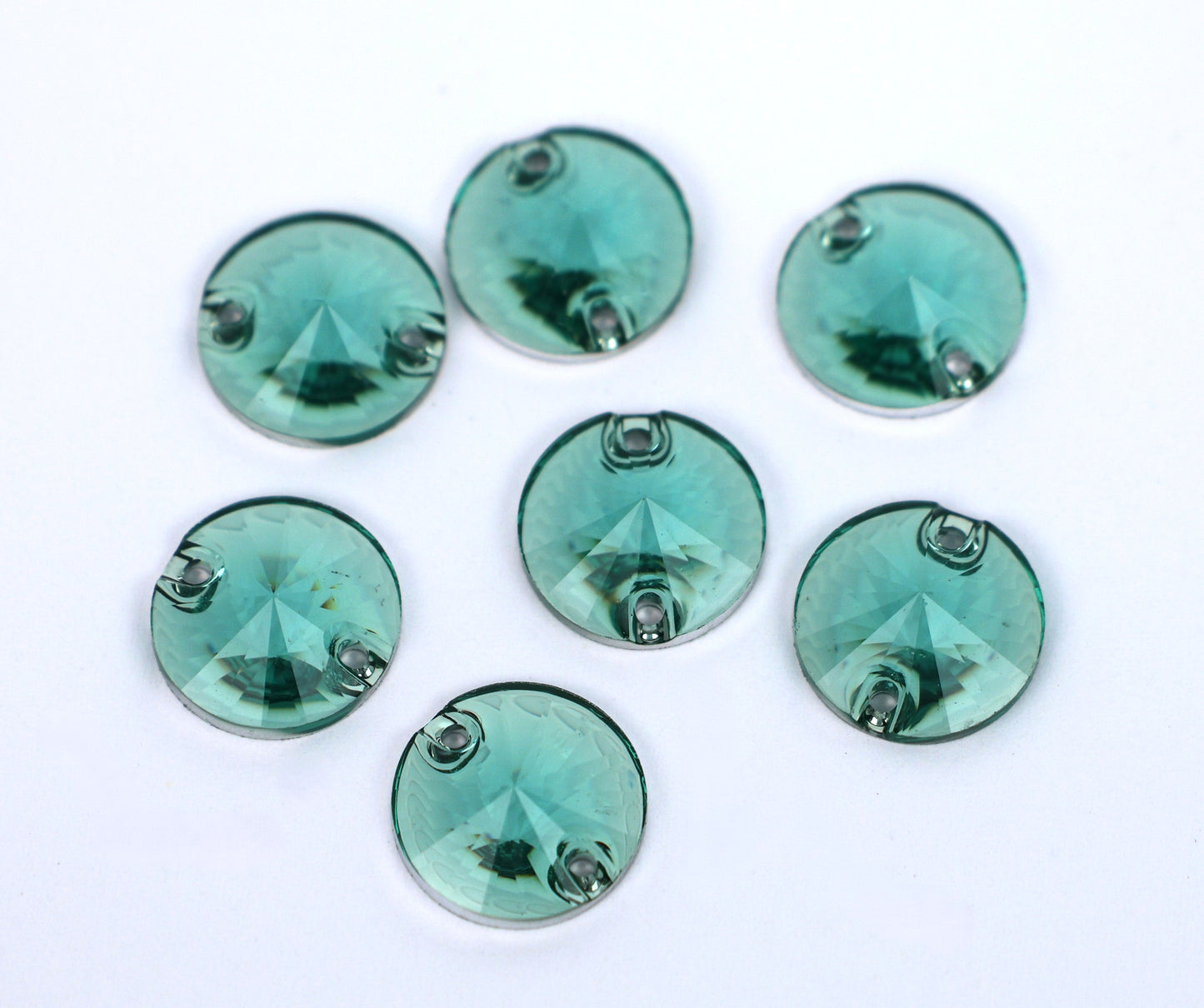 Aquamarine Rivoli Shape (Resin)