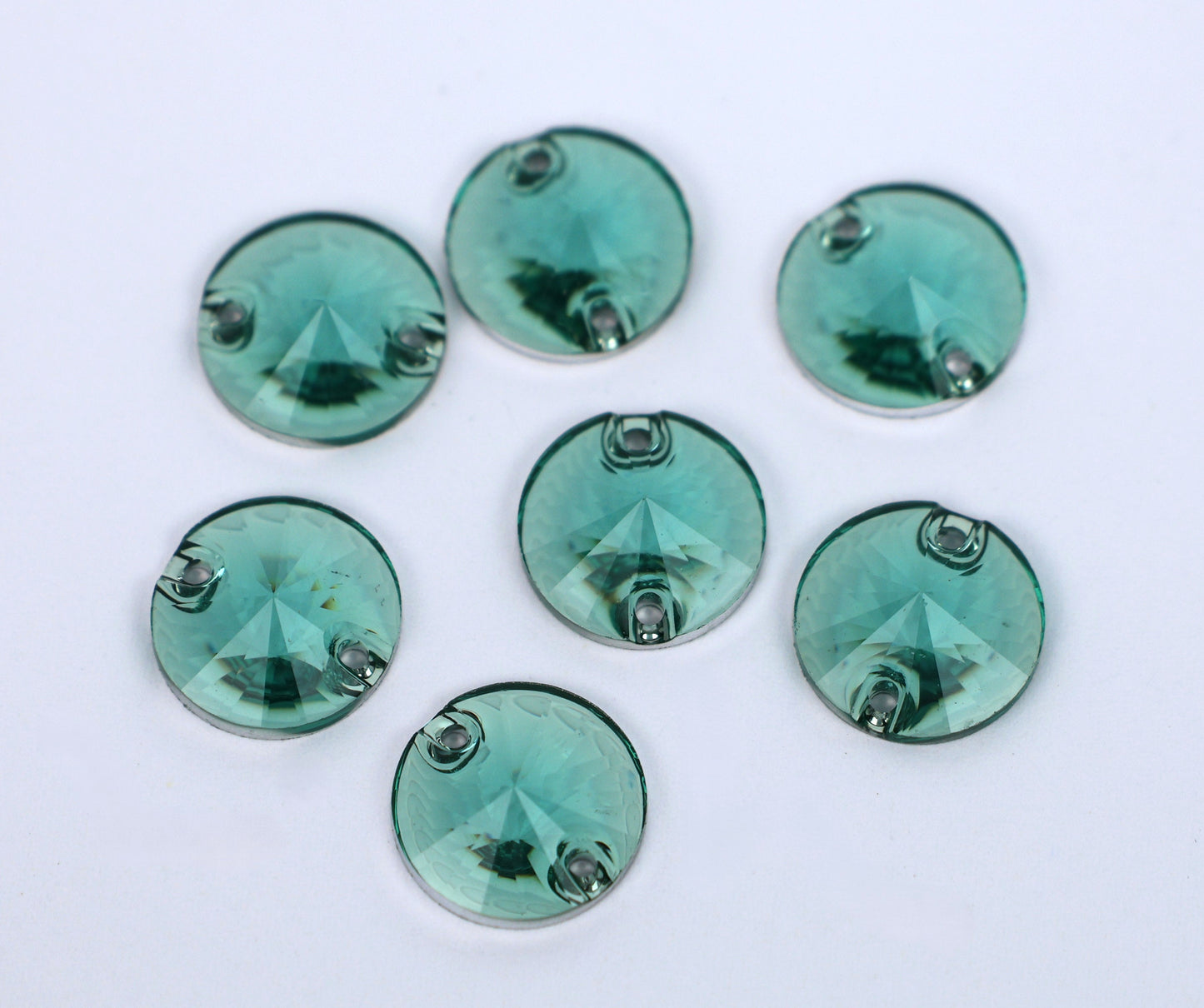 Aquamarine Rivoli Shape (Resin)