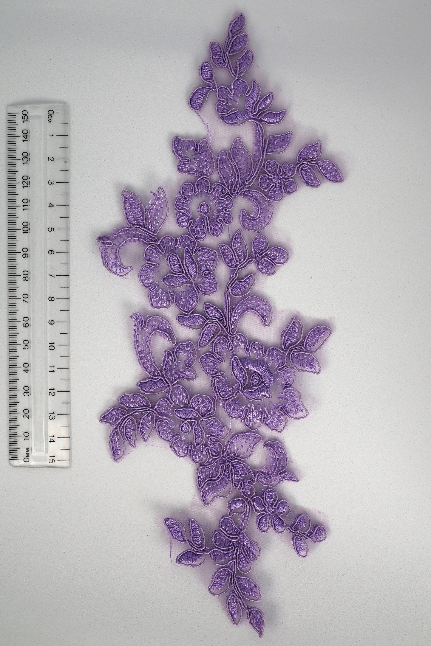 Purple - Fleur Lace Floral Applique