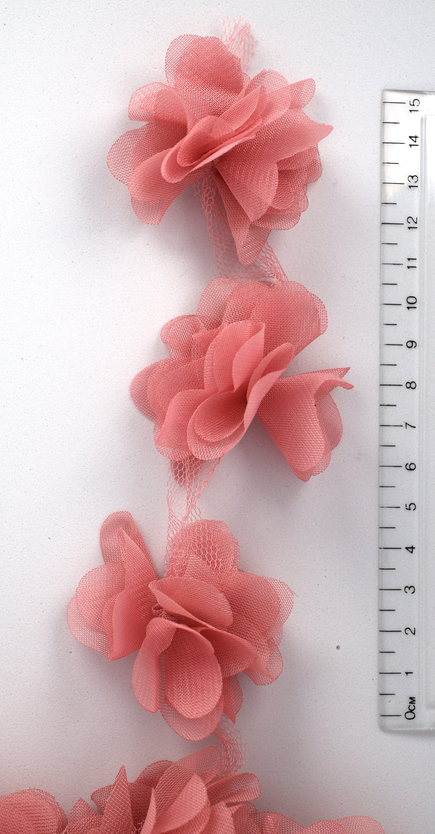 Dusty Pink - Blossom 3D Flower Applique