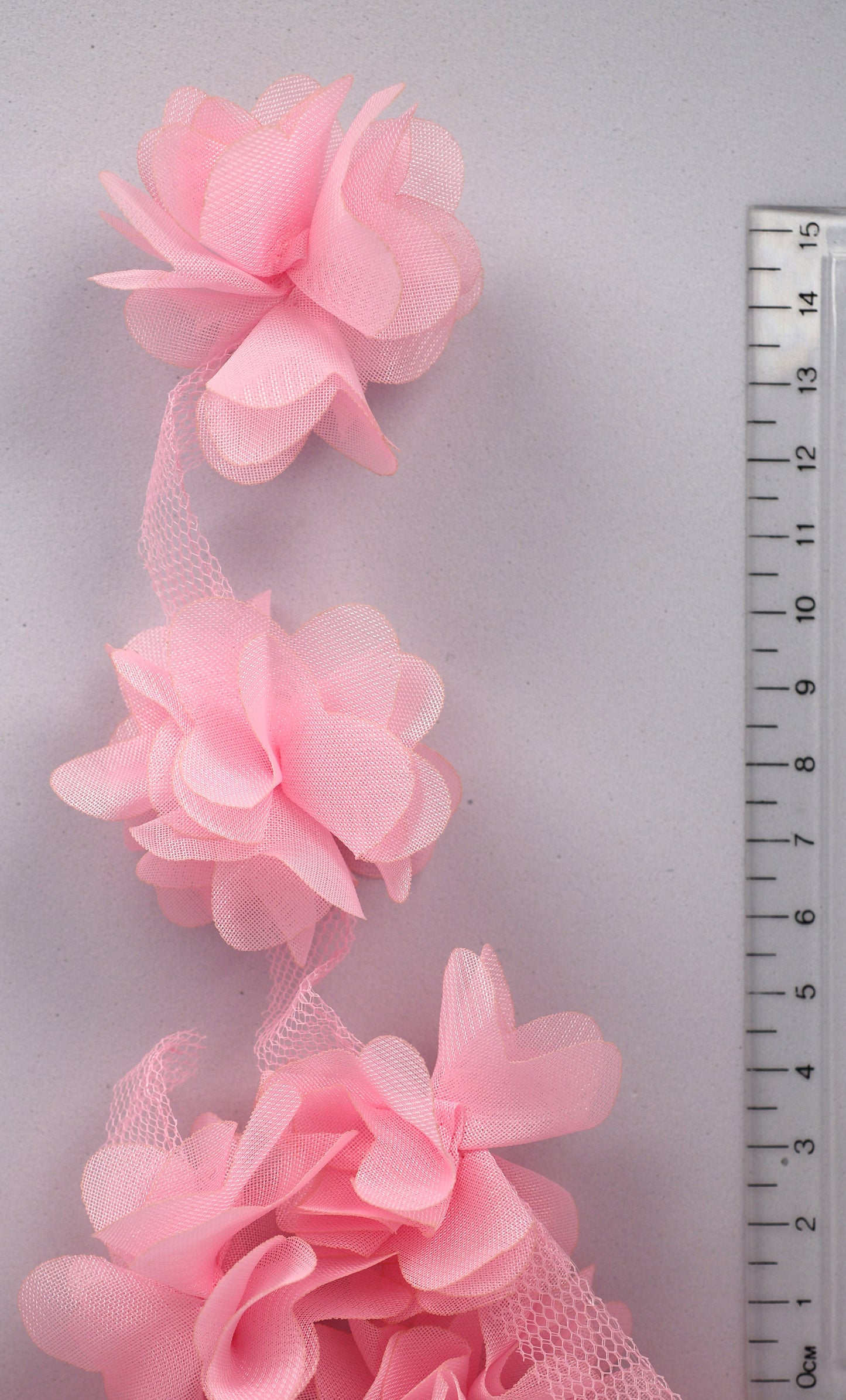 Pink - Blossom 3D Flower Applique