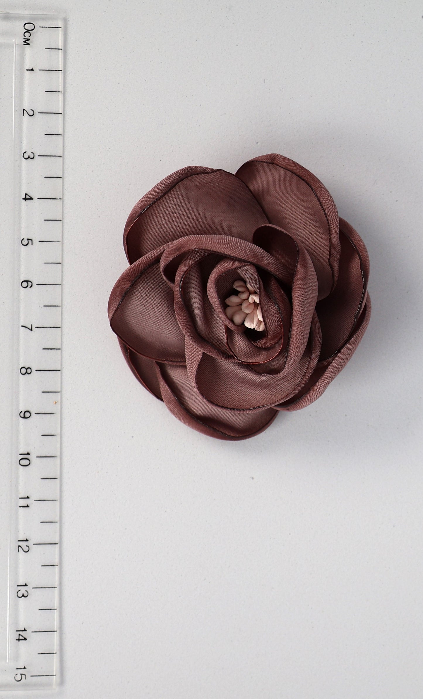 Mauve - Thea 3D Satin Flower Applique