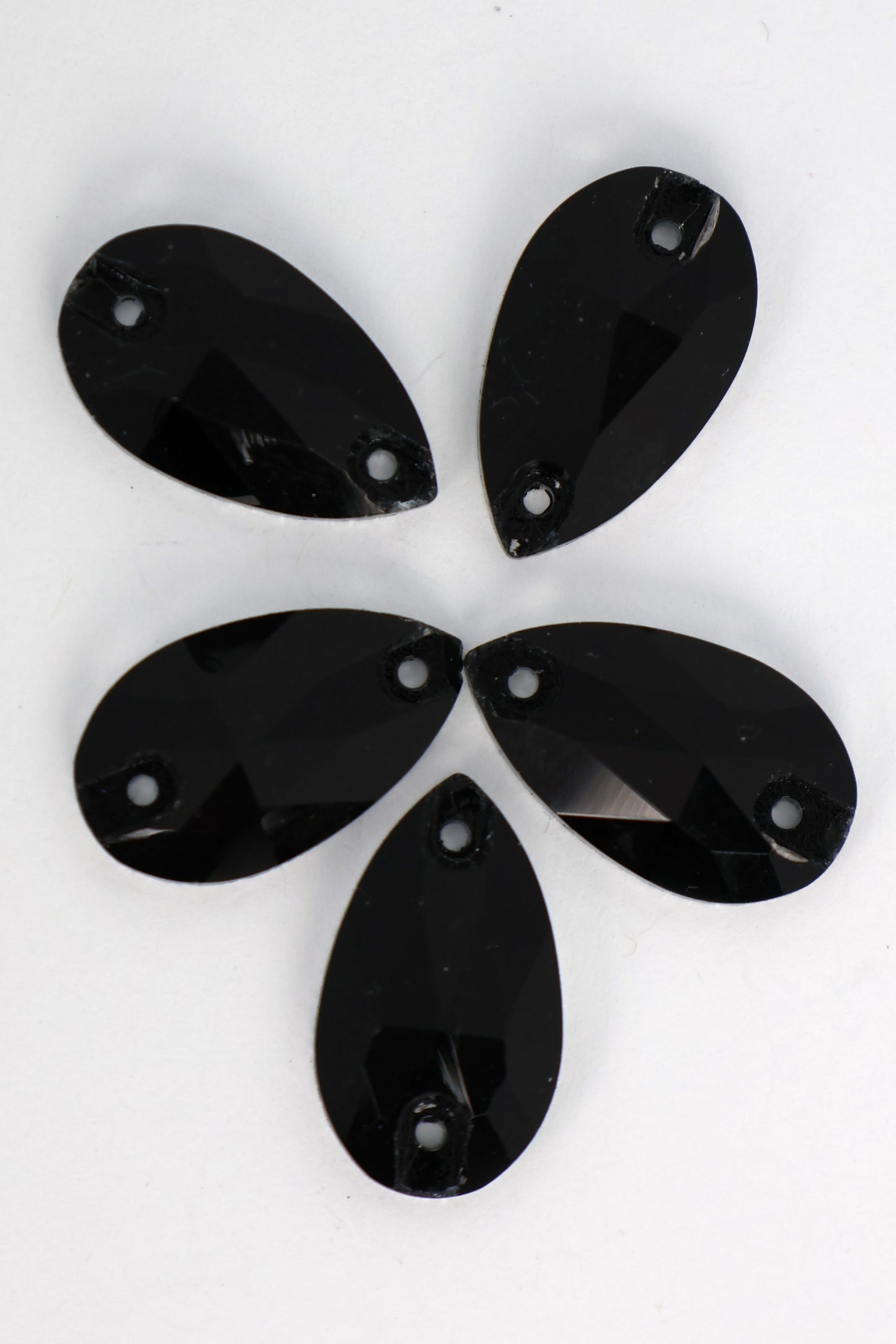 Jet Black Teardrop
