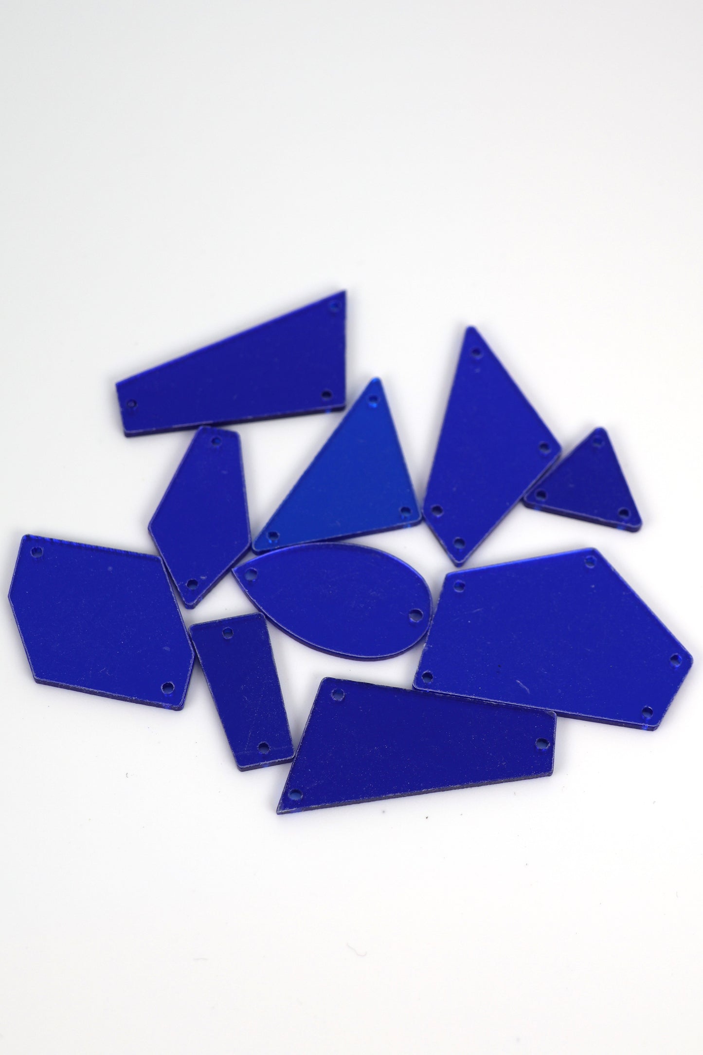 Blue Acrylic Mirror Shards
