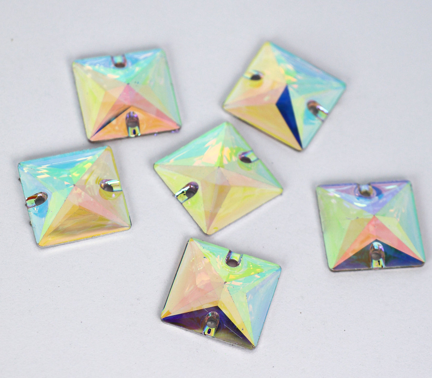 Crystal AB Square Shape (Resin)