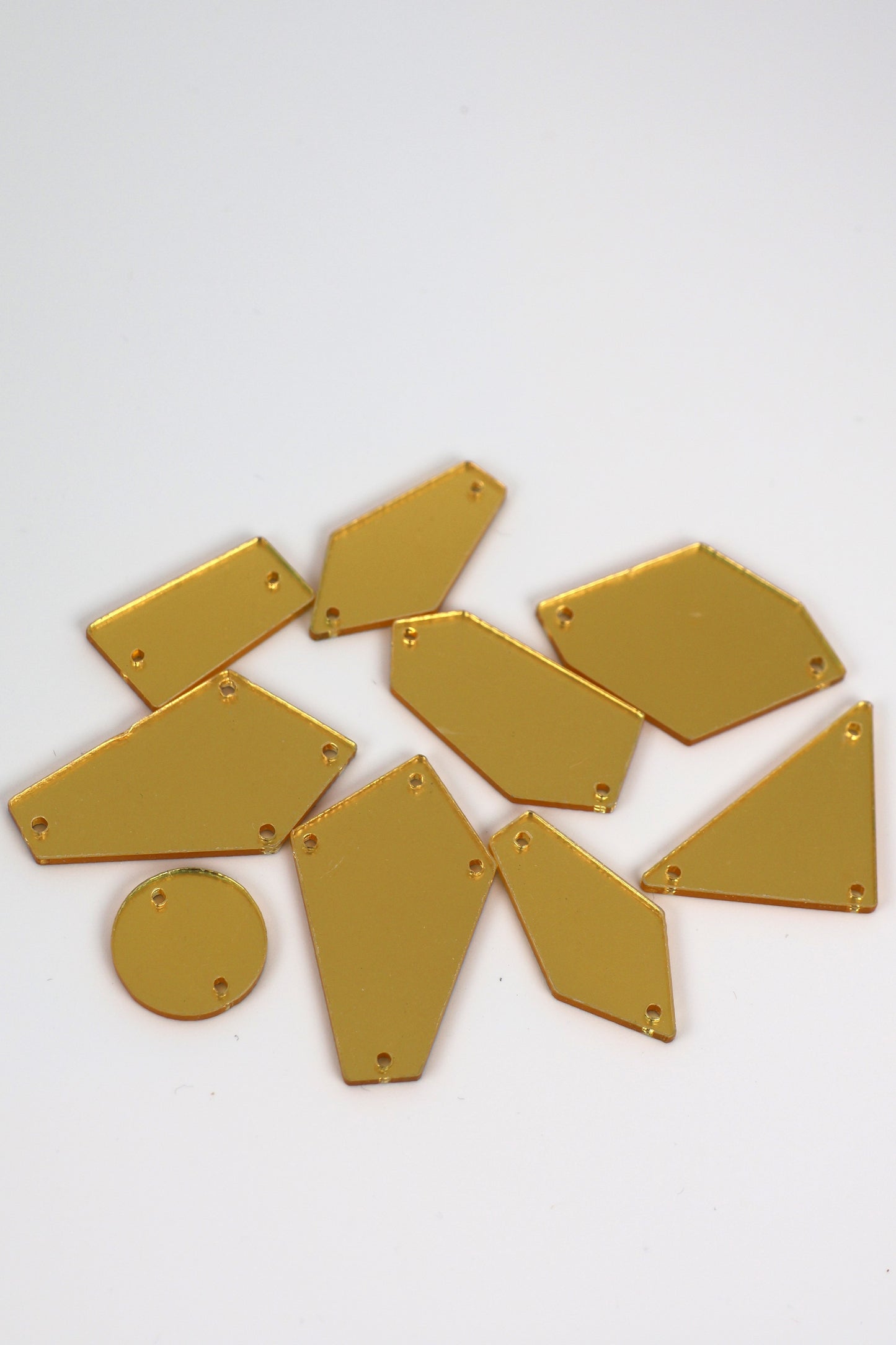 Gold Acrylic Mirror Shards