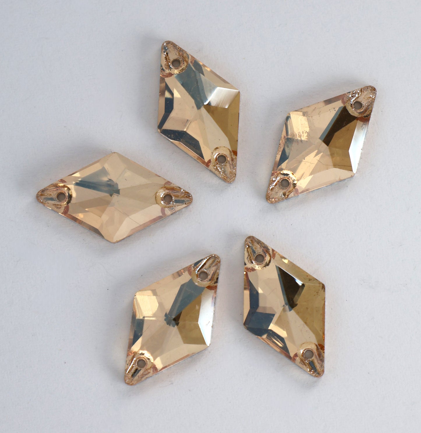 Gold Champagne Diamond Shape