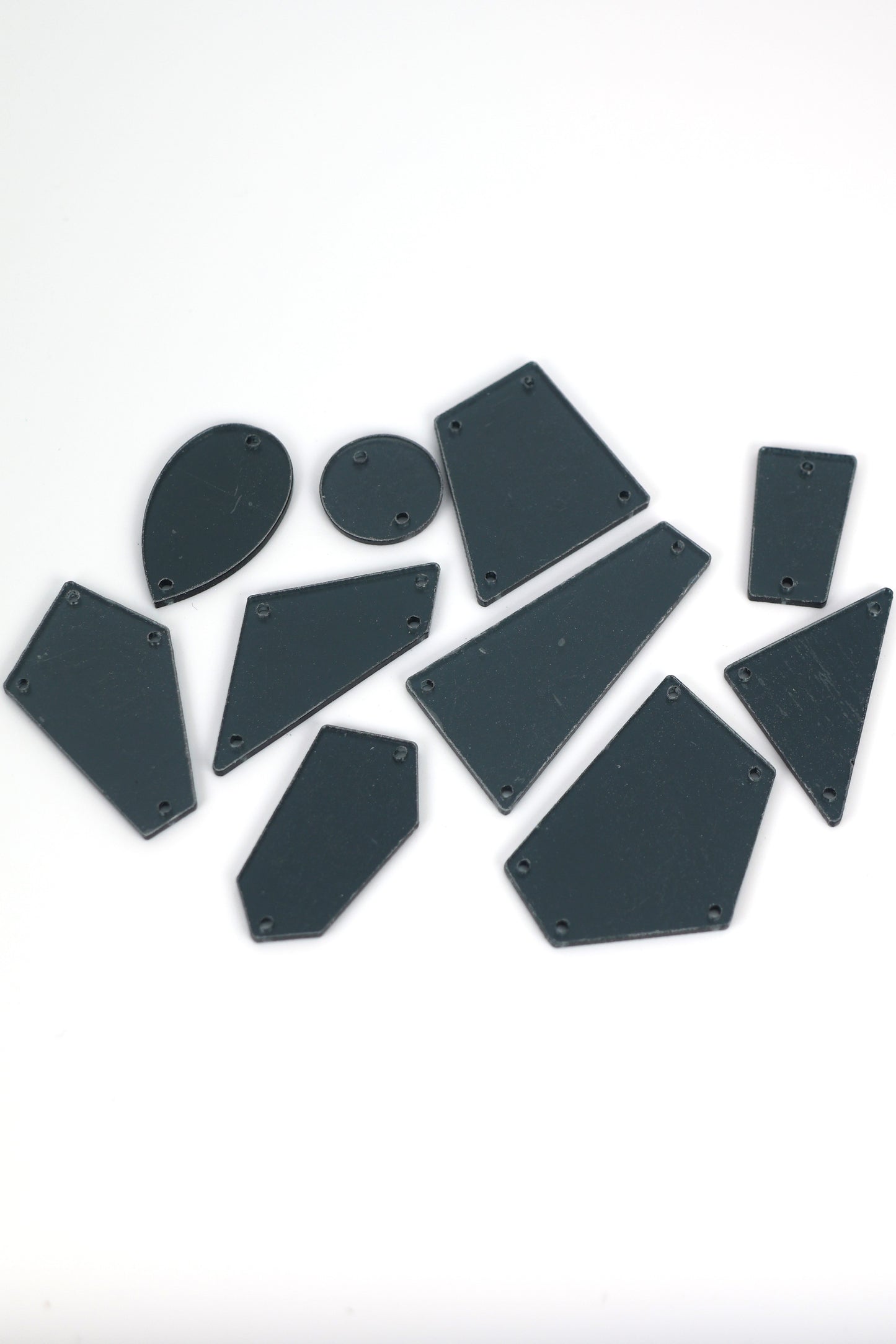 Grey Acrylic Mirror Shards