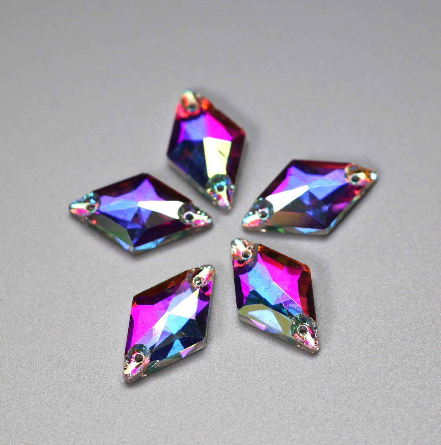 Crystal AB Diamond Shape