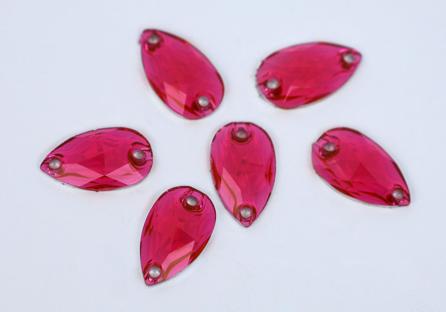 Light Rose Teardrop Shape (Resin)