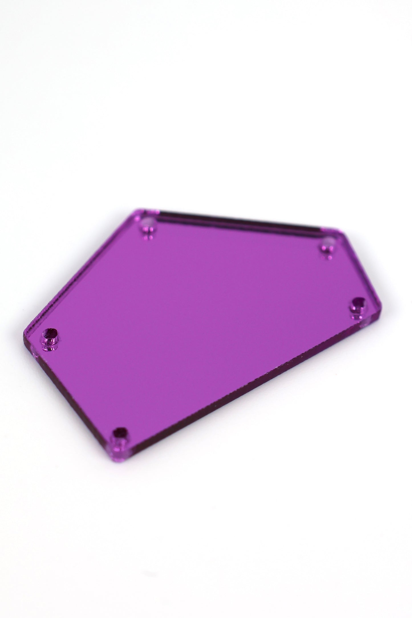 Purple Acrylic Mirror Shards