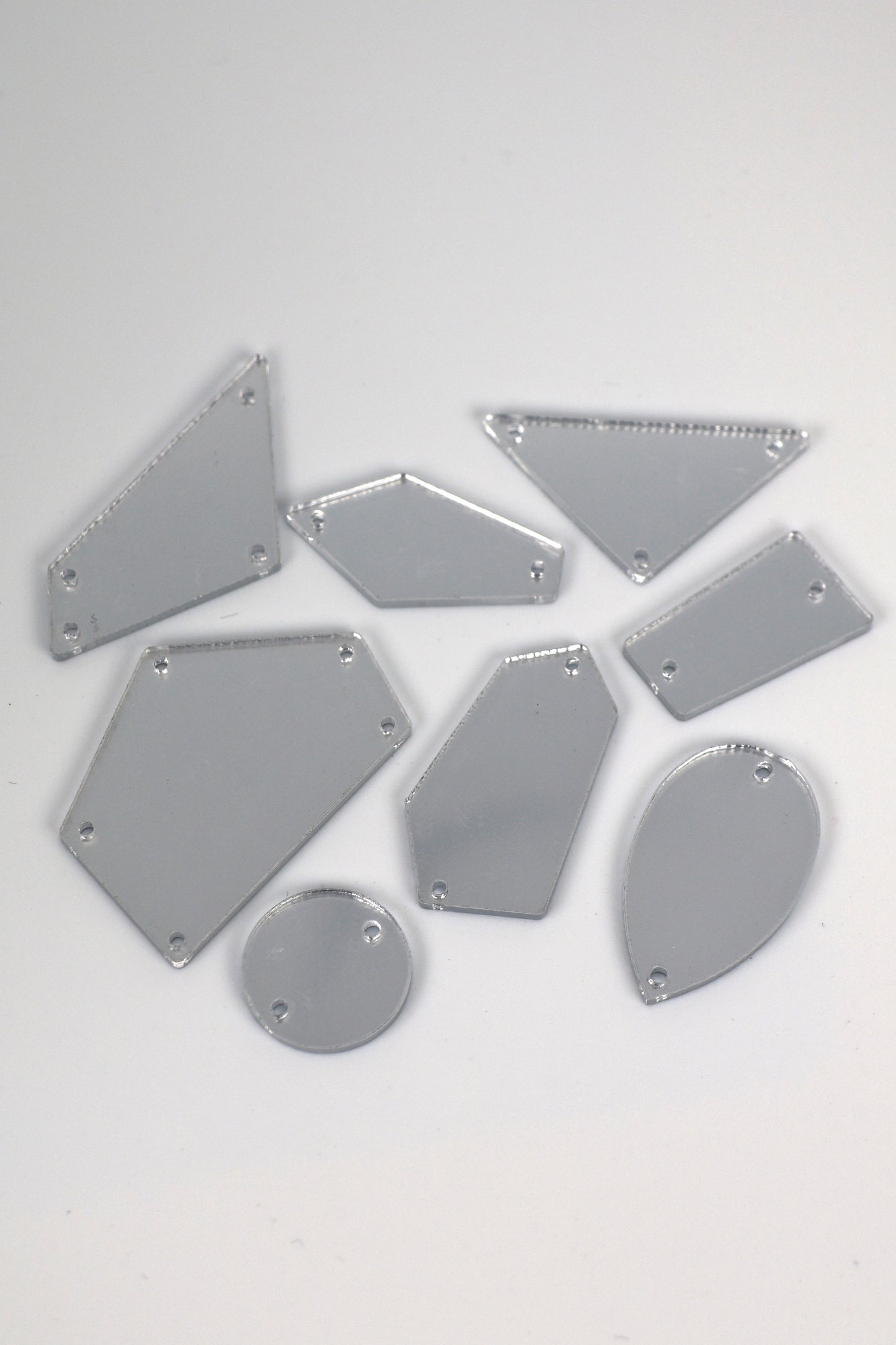 White Acrylic Mirror Shards