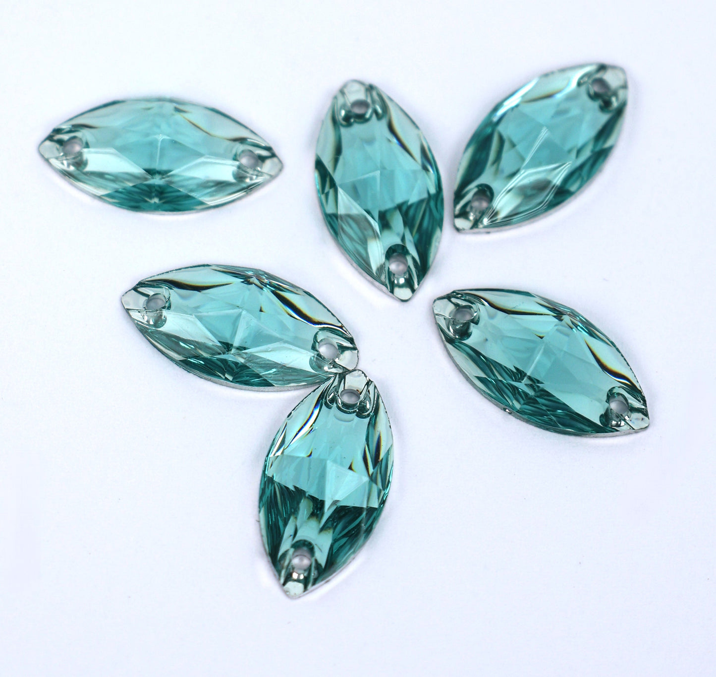 Aquamarine Navette Shape (Resin)
