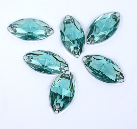 Aquamarine Navette Shape (Resin)