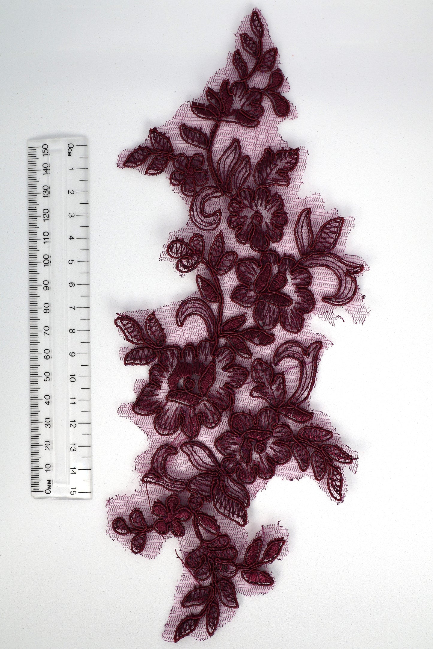 Grape Purple - Fleur Lace Floral Applique