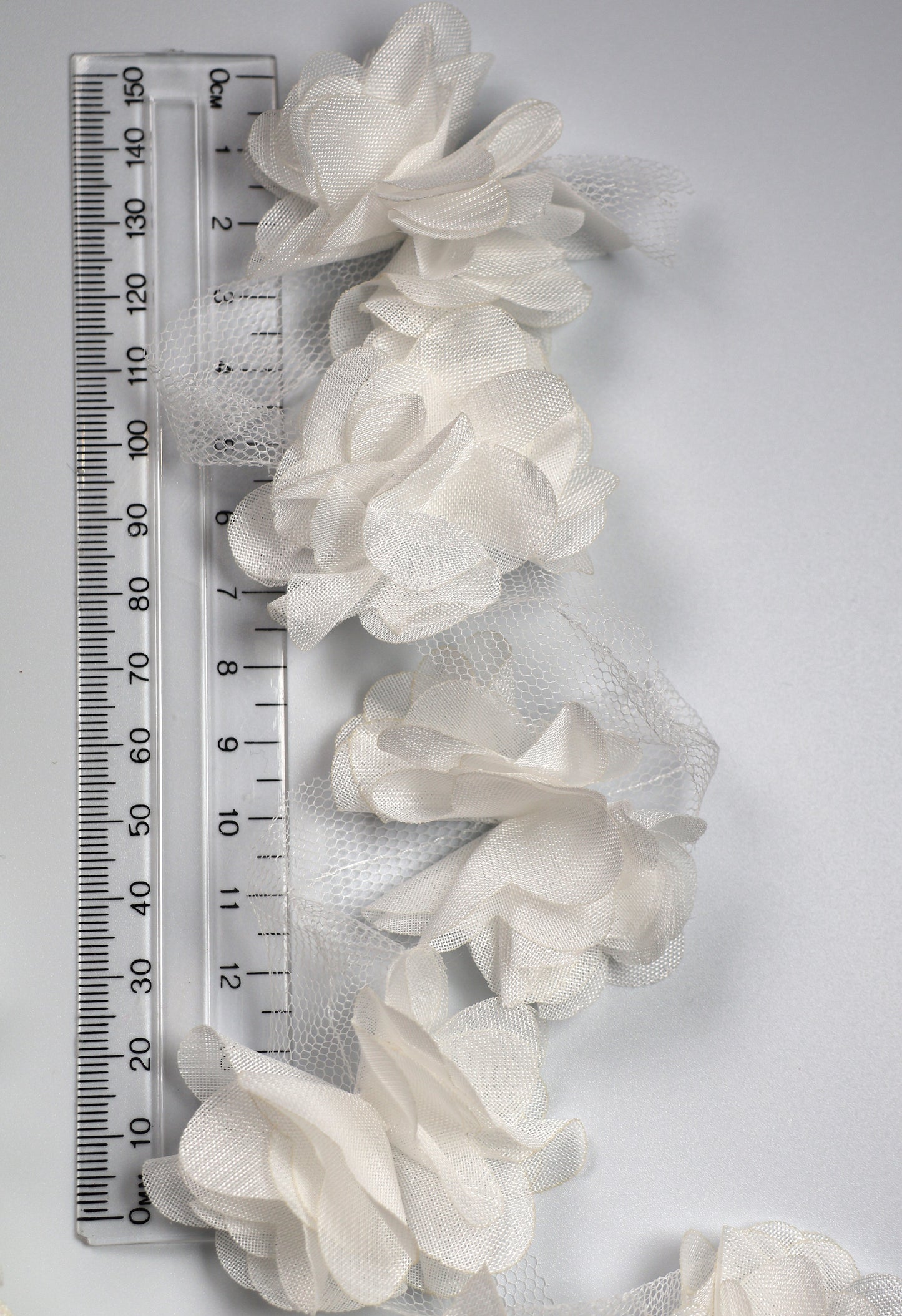 White - Blossom 3D Flower Applique