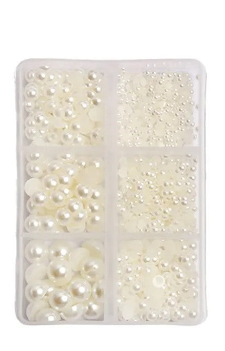 Ivory Half Pearl Grid Pack
