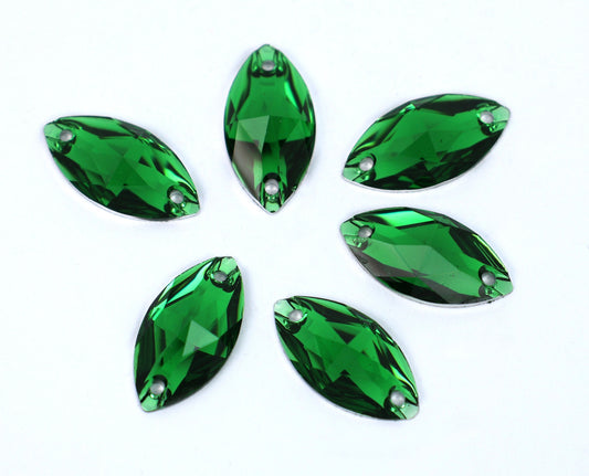 Emerald Navette Shape (Resin)