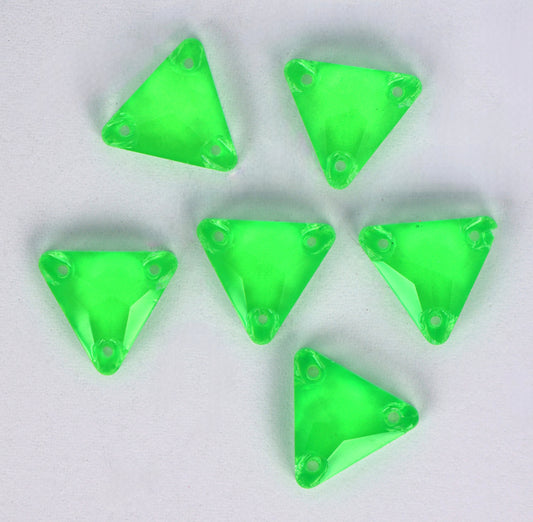 Emerald Neon Triangle