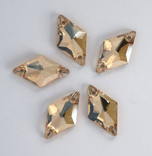 Gold Champagne Diamond Shape