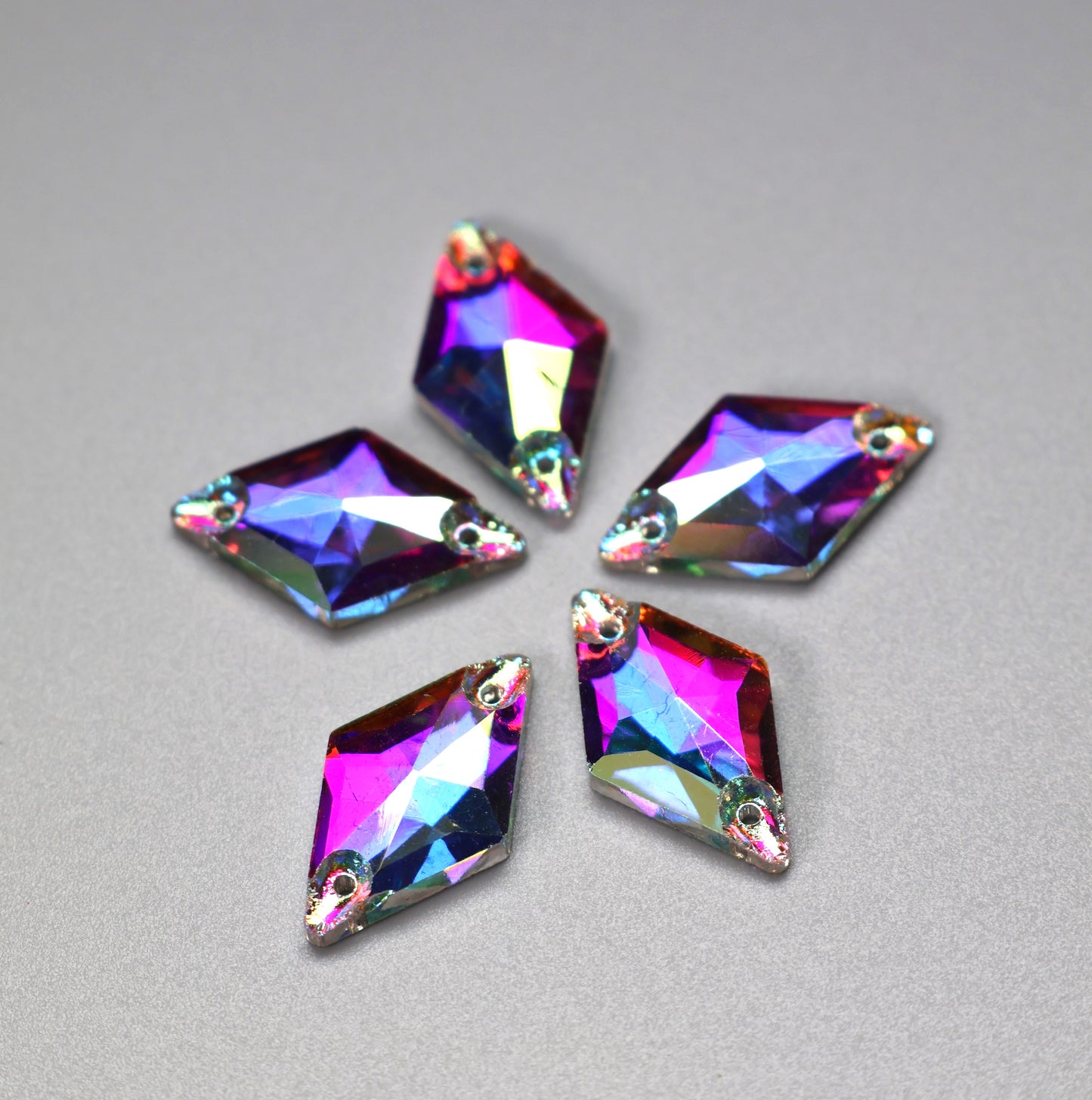 Crystal AB Diamond Shape