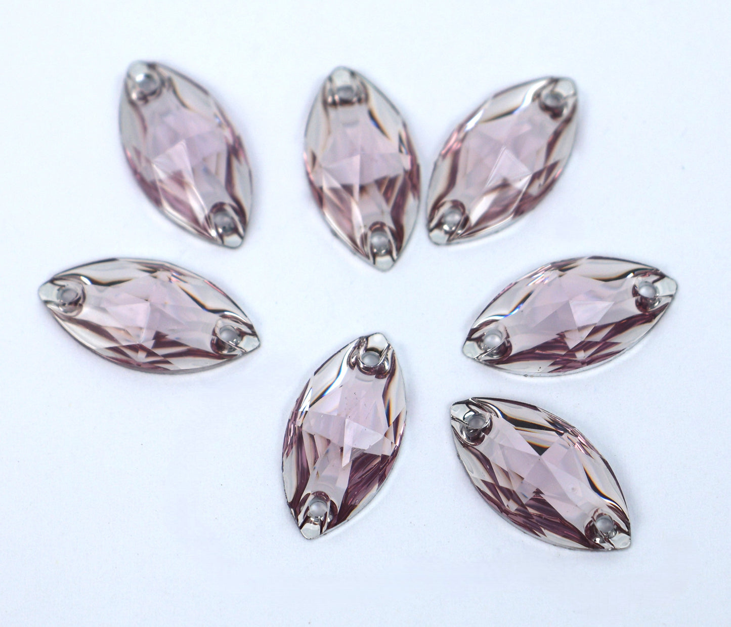 Light Amethyst Navette Shape (Resin)