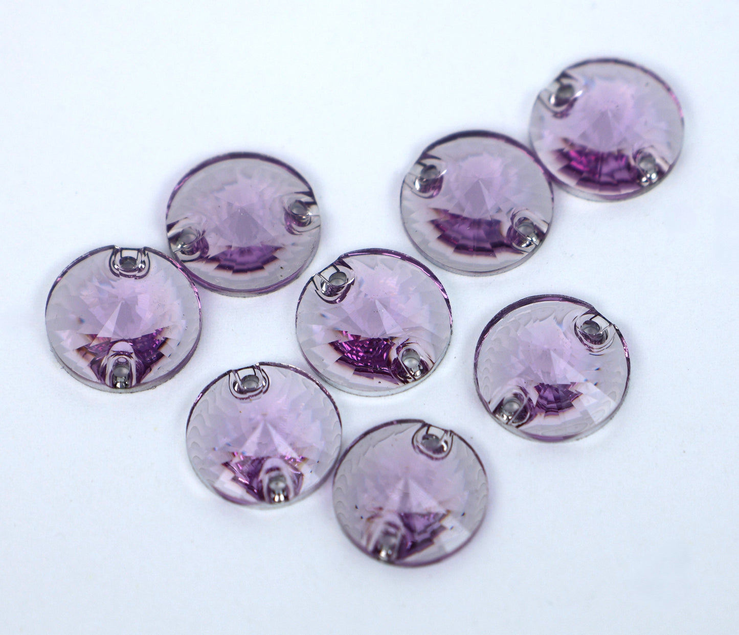 Light Amethyst Rivoli Shape (Resin)