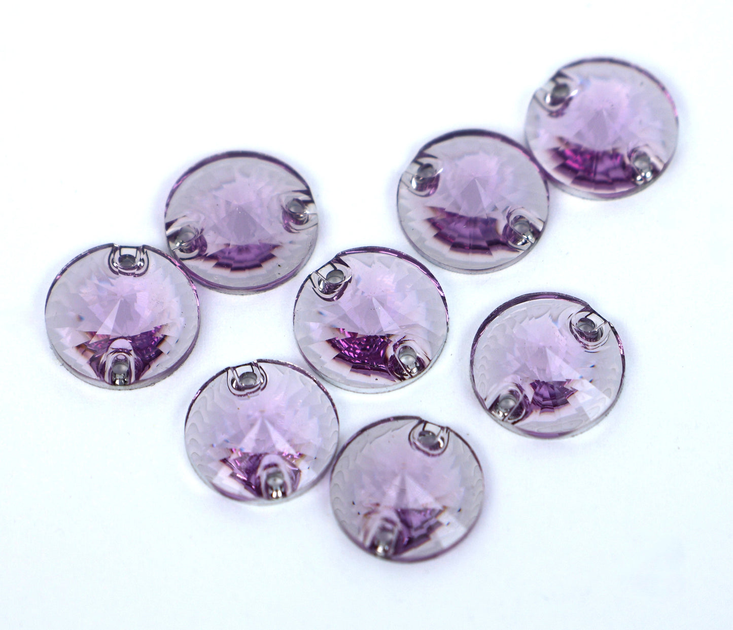 Light Amethyst Rivoli Shape (Resin)