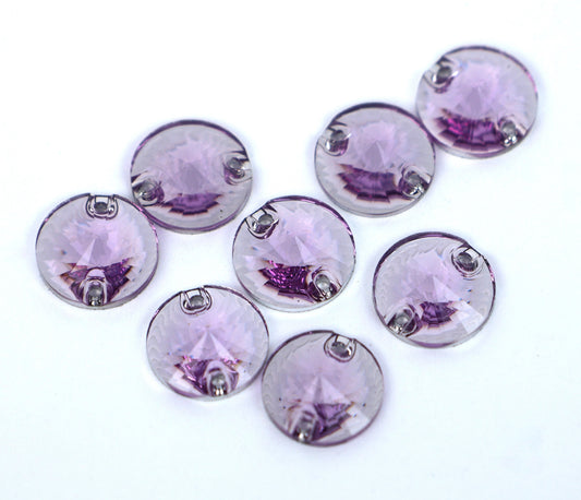 Light Amethyst Rivoli Shape (Resin)