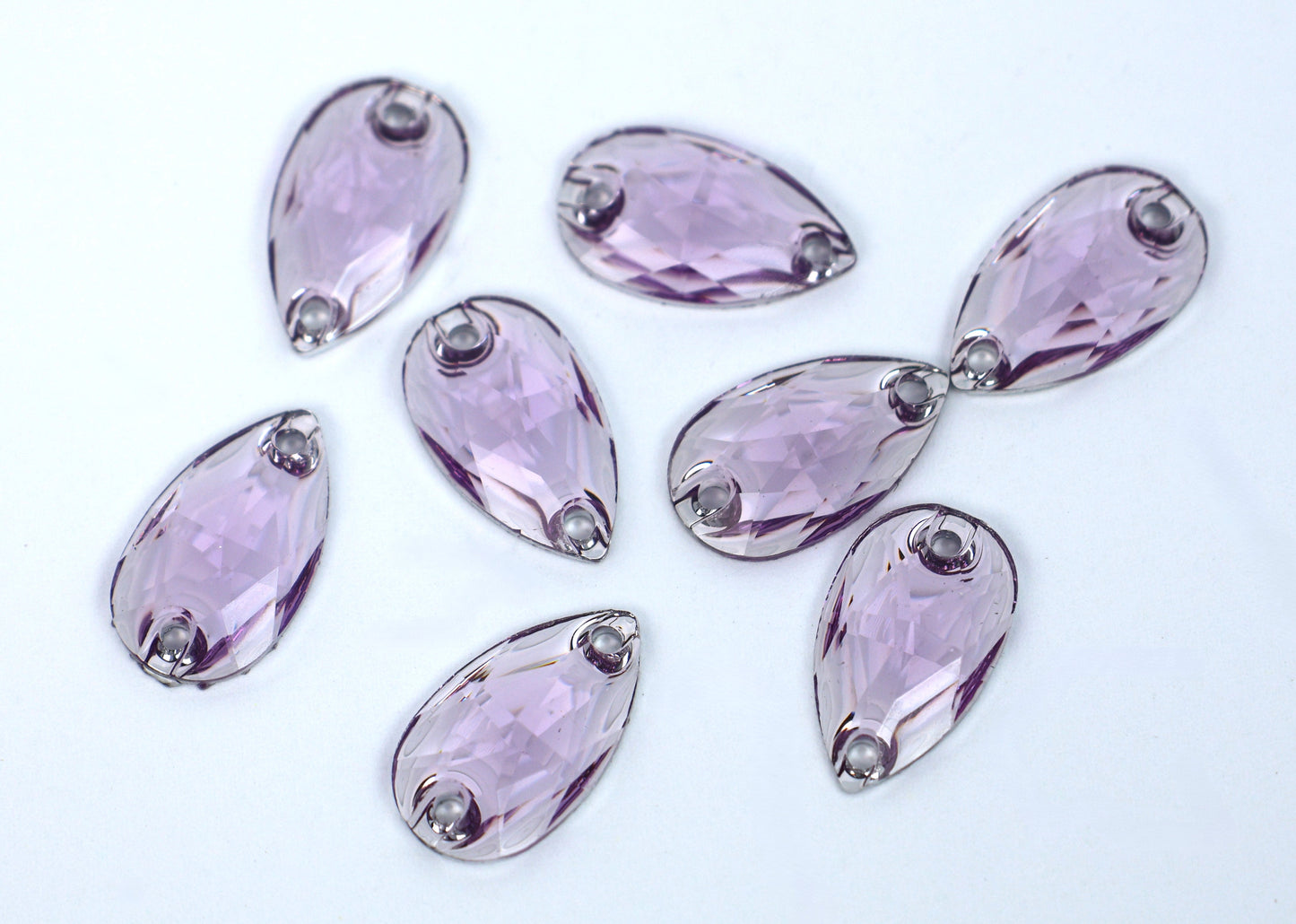 Light Amethyst Teardrop Shape (Resin)