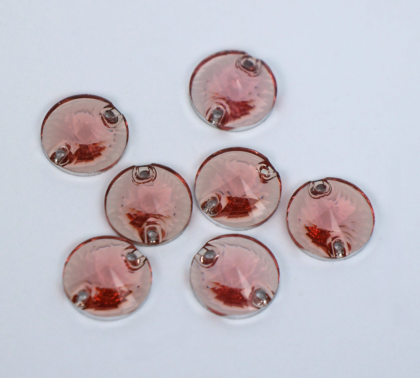 Light Pink Rivoli Shape (Resin)