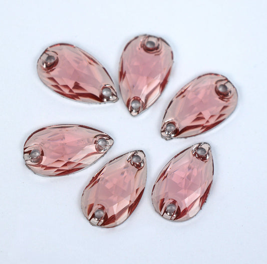 Light Pink Teardrop Shape (Resin)