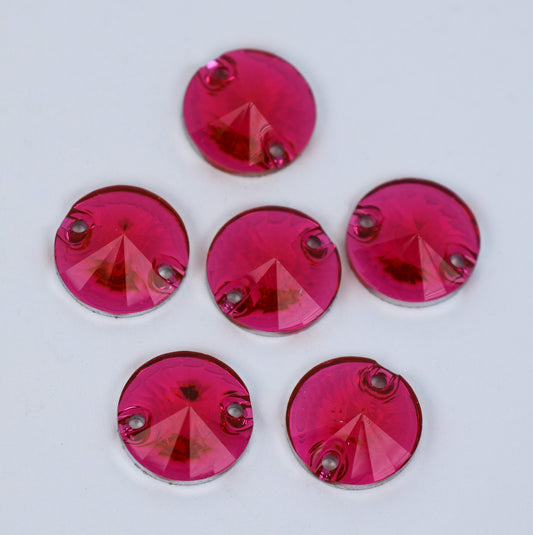 Light Rose Rivoli Shape (Resin)