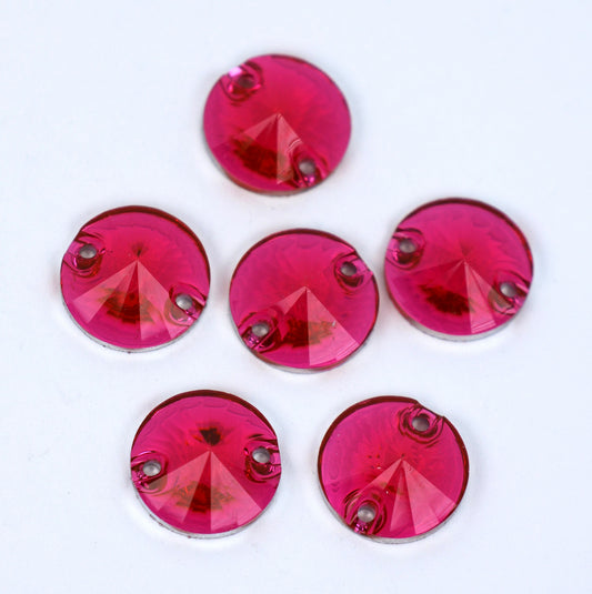 Light Rose Rivoli Shape (Resin)