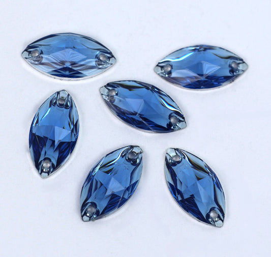Light Sapphire Navette Shape (Resin)