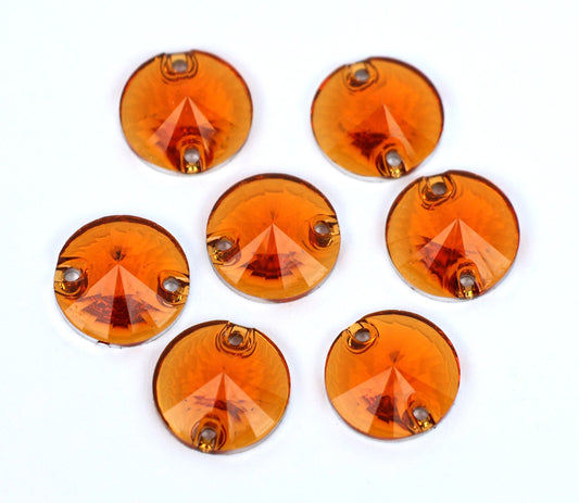 Orange Rivoli Shape (Resin)