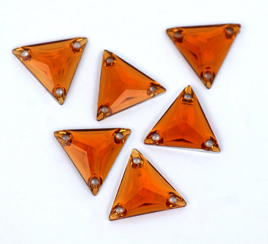 Orange Triangle Shape (Resin)