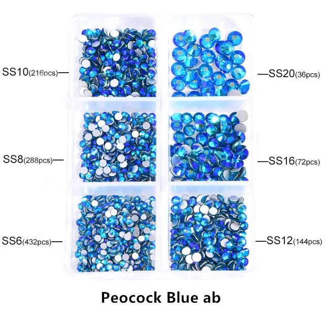 Peacock Blue AB Grid Pack