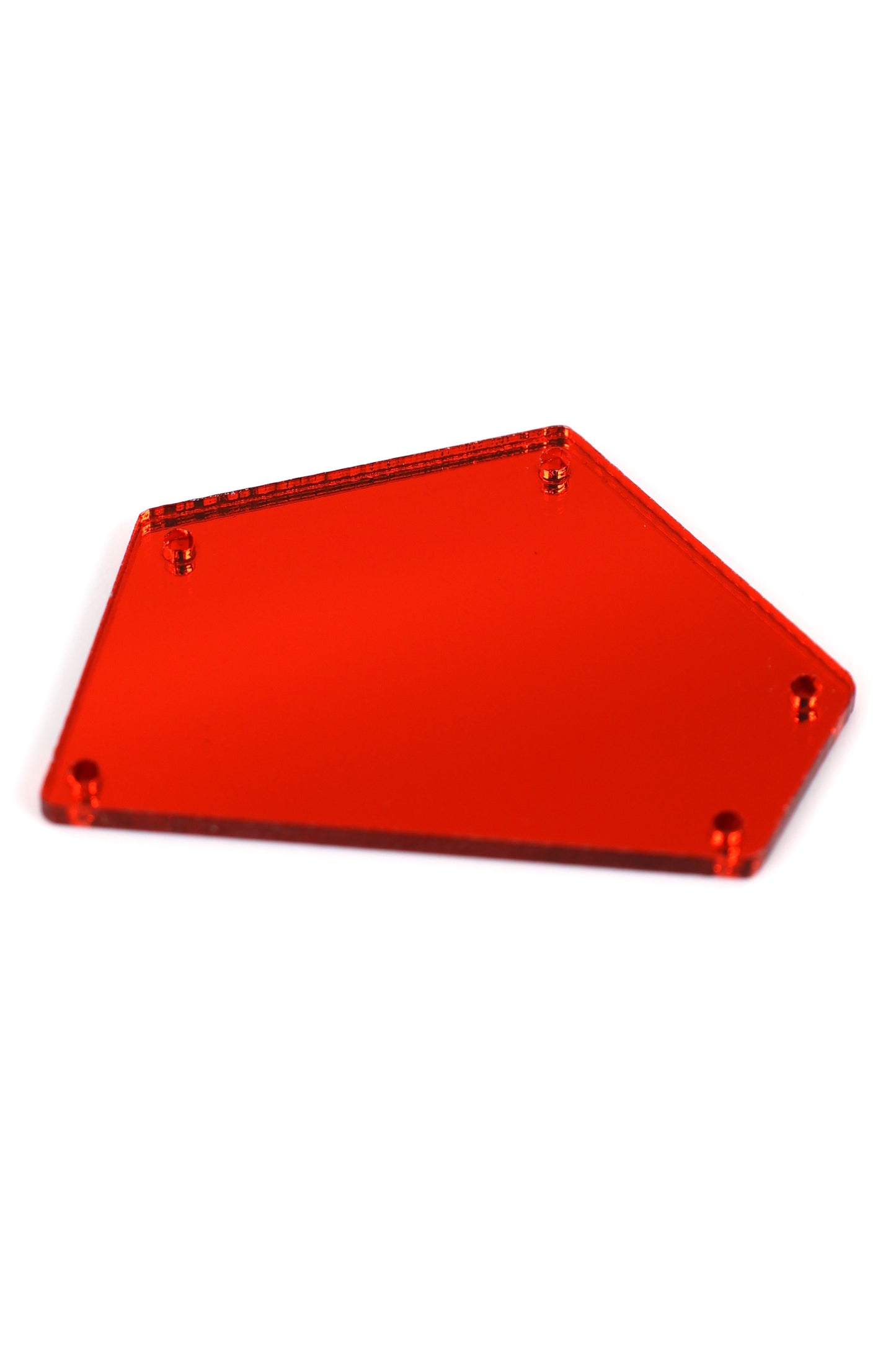 Red Acrylic Mirror Shards