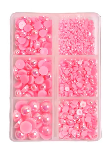 Rose AB Half Pearl Grid Pack