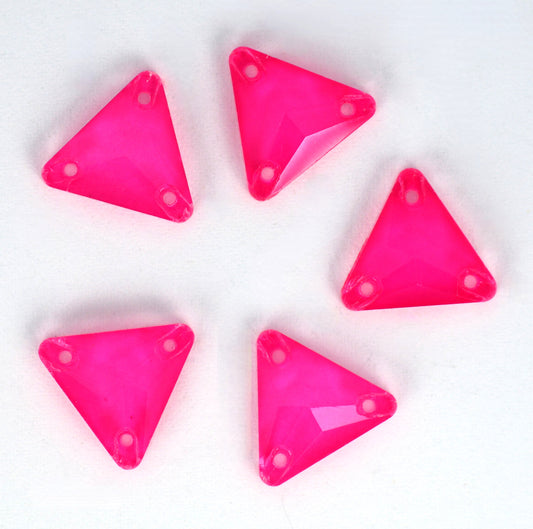 Rose Neon Triangle