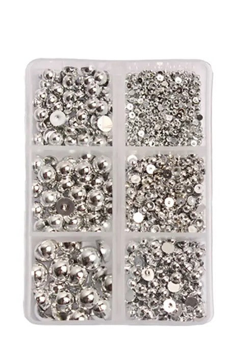 Silver Half Pearl Grid Pack